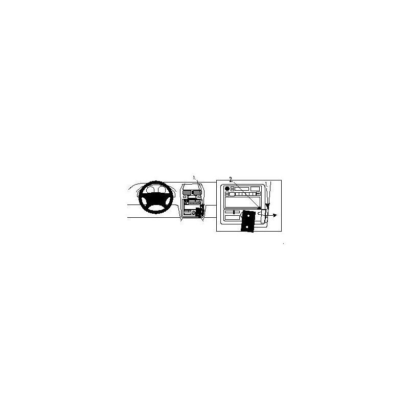 Brodit ProClip Angled Mount Toyota Picnic/SportsVan 97-01 Brodit ProClip Angled Mount Toyota Picnic/SportsVan 97-01