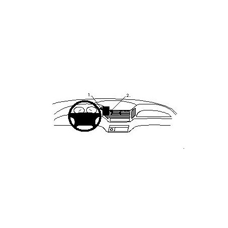 Brodit ProClip Center Mount - Toyota Previa 1990-2000