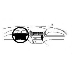 Brodit ProClip Angled Mount - Toyota Previa 1990-2000