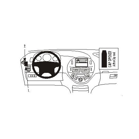 Brodit ProClip Left Mount - Toyota Previa 2001-2006