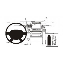 Brodit ProClip Center Mount - Toyota Prius 2004-2009