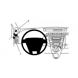 Brodit ProClip Left Mount - Toyota Prius 2010-2016