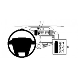 Brodit ProClip Center Mount - Toyota Prius c 2012-2017
