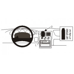 Brodit ProClip center mount - Toyota Tacoma 1995-2004