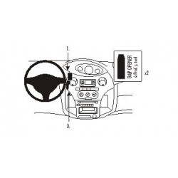 Brodit ProClip center mount - Toyota Yaris 2003-2005