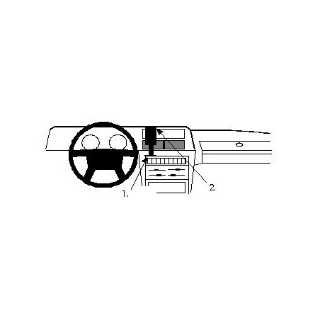 Brodit ProClip Center mount - Volvo 240 1981-1997