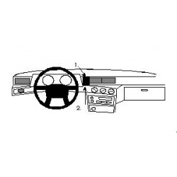 Brodit ProClip Center mount - Volvo 740 1982-1990