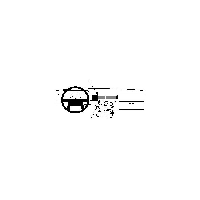 Brodit ProClip Center mount - Volvo 740/940 1991-1998 Brodit ProClip Center mount - Volvo 740/940 1991-1998