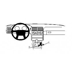 Brodit ProClip Console mount - Volvo 850 1992-1997