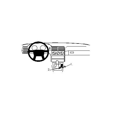 Brodit ProClip Console mount - Volvo 850 1992-1997