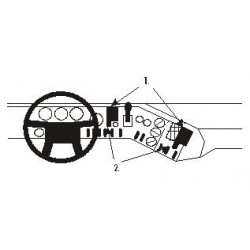 Brodit ProClip Center mount - Volvo FL7/FL10 86-98