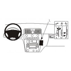 Brodit Forsterket ProClip Taxameter - Volvo S40/V40 01-03