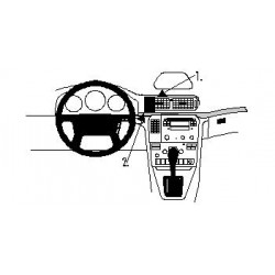 Brodit ProClip Center Mount - Volvo S80 99-06