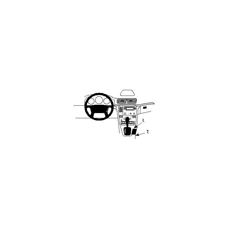 Brodit ProClip Console mount - Volvo S80 99-06 Brodit ProClip Console mount - Volvo S80 99-06