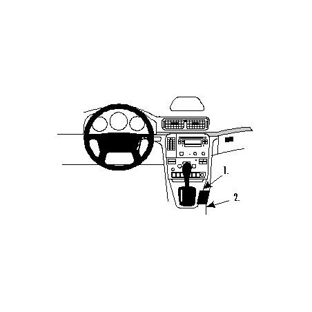 Brodit ProClip Console mount - Volvo S80 99-06