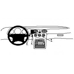 BRODIT ProClip Center mount - Mercedes Benz A-Class 98-00