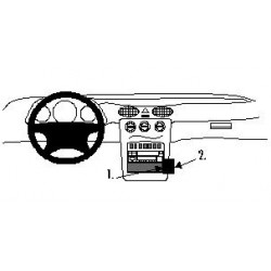 BRODIT ProClip Angled mount - Mercedes Benz A-Class 98-00