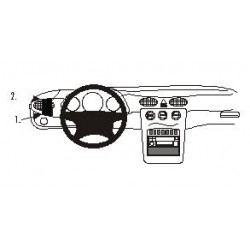 BRODIT ProClip Left mount - Mercedes Benz A-Class 98-00