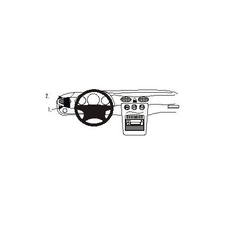 BRODIT ProClip Left mount - Mercedes Benz A-Class 98-00