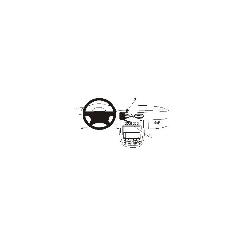 BRODIT ProClip Center mount - Mercedes Benz A-Class 01-04 BRODIT ProClip Center mount - Mercedes Benz A-Class 01-04
