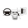 BRODIT ProClip Angled mount - Mercedes Benz A-Class 01-04
