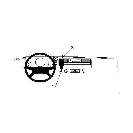 Brodit ProClip Center Mount - Mercedes Benz 100 Van 89-95