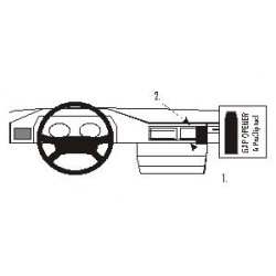 Brodit ProClip Angled Mount Mercedes Benz 124 (200-500E) 86-94