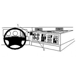 Brodit ProClip Center Mount - Mercedes Benz Actros 97-02