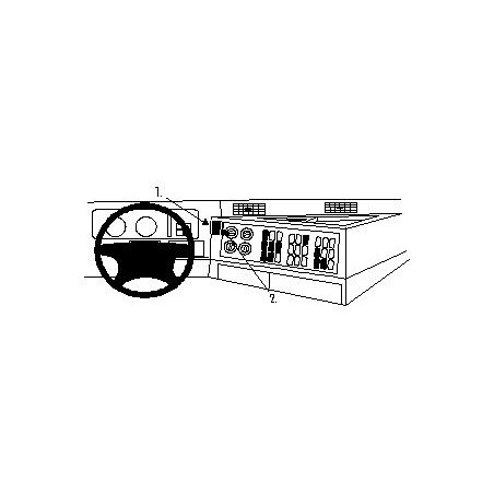 Brodit ProClip Center Mount - Mercedes Benz Actros 97-02