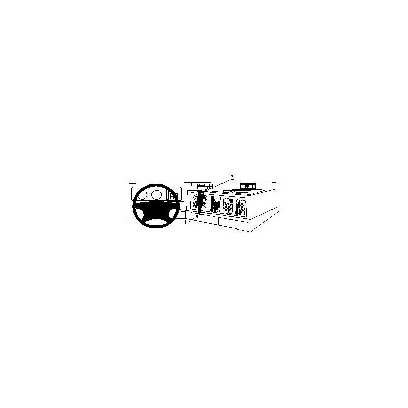Brodit ProClip Angled Mount - Mercedes Benz Actros 97-02 Brodit ProClip Angled Mount - Mercedes Benz Actros 97-02