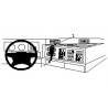 Brodit ProClip Angled Mount - Mercedes Benz Actros 97-02