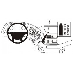 Brodit ProClip Angled Mount - Mercedes Benz Actros 03-13
