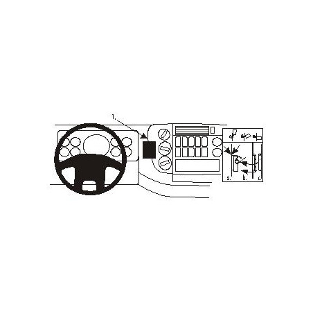 Brodit ProClip Center Mount - Mercedes Benz Atego 98-07