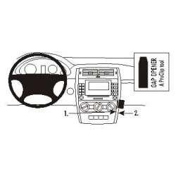Brodit ProClip Angled Mount - Mercedes Benz B-Class 05-11