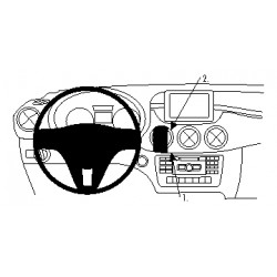 Brodit ProClip Center Mount - Mercedes Benz B-Class 12-18