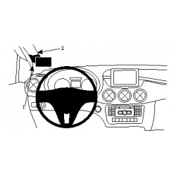 Brodit ProClip Left Mount - Mercedes Benz B-Class 12-18