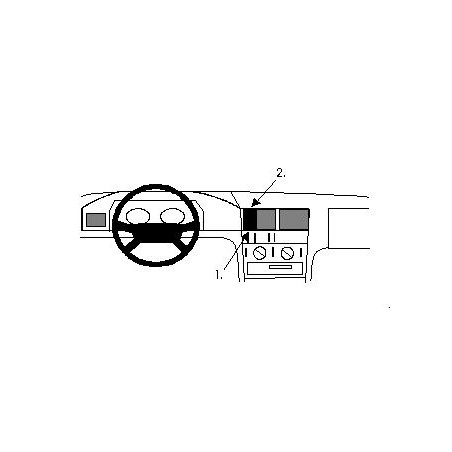 Brodit ProClip Center mnt Mercedes Benz C-Class (180-320) 93-99