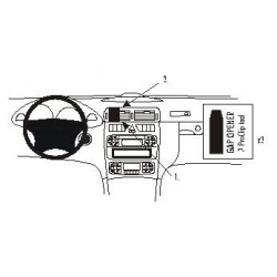 Brodit ProClip Center mnt Mercedes Benz C-Class (180-320) 00-06