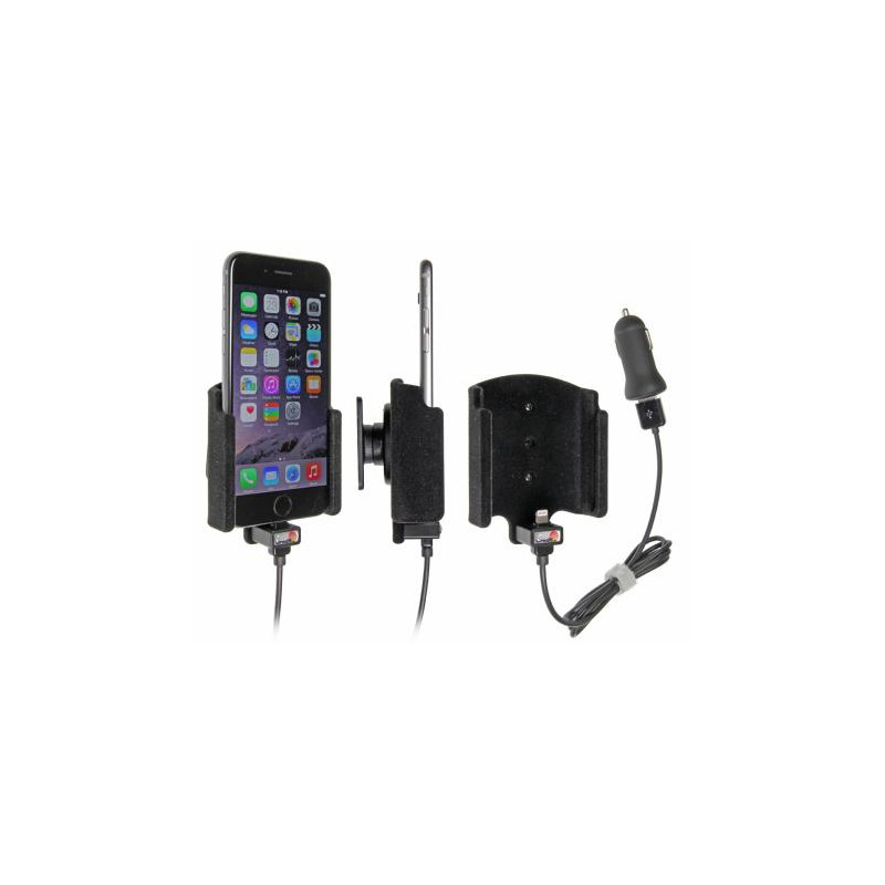 Brodit Aktiv Bilholder Apple iPhone 6  m.fl.- Aktiv holder med cigg-kontakt (521660)