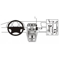 Brodit ProClip Angled mount - Mercedes Benz CLK-Class 97-01