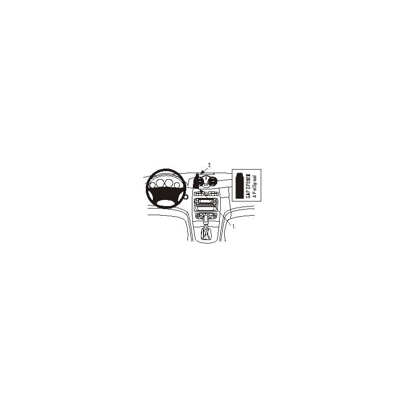 Brodit ProClip Center mount - Mercedes Benz CLK-Class 02-10 Brodit ProClip Center mount - Mercedes Benz CLK-Class 02-10