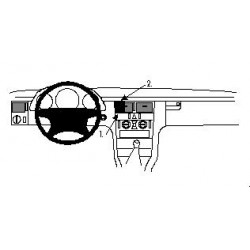 Brodit ProClip Center mnt Mercedes Benz E-Class multi mod. 95-02