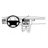 Brodit ProClip Center mnt Mercedes Benz E-Class multi mod. 95-02