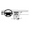 Brodit ProClip Console mt Mercedes Benz E-Class multi mod. 95-02
