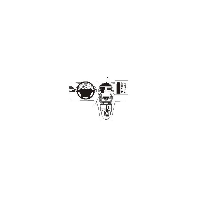 Brodit ProClip Center mnt Mercedes Benz E-Class multi mod. 02-09 Brodit ProClip Center mnt Mercedes Benz E-Class multi mod. 02-09