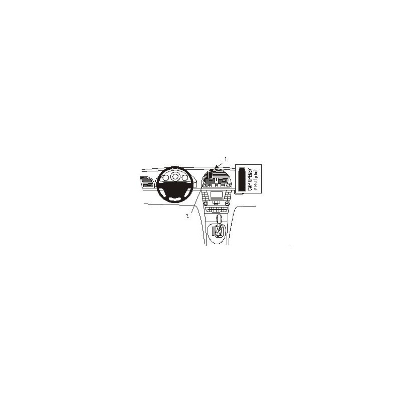 Brodit ProClip Center mnt high Mercedes Benz E-Class multi 02-09 Brodit ProClip Center mnt high Mercedes Benz E-Class multi 02-09