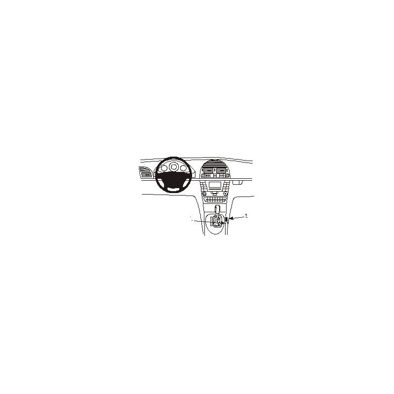Brodit ProClip Console Angled- Mercedes Benz E-Class multi 02-09 Brodit ProClip Console Angled- Mercedes Benz E-Class multi 02-09