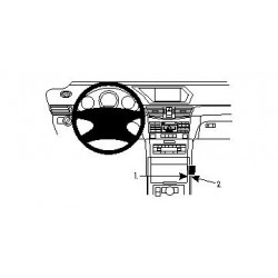 Brodit ProClip Console mnt Mercedes Benz E-Class multi mod 09-16