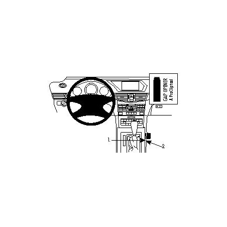 Brodit ProClip Console mt Mercedes Benz E-Class multi mod 09-16