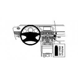 Brodit ProClip Angled mnt Mercedes Benz E-Class multi mod 09-13